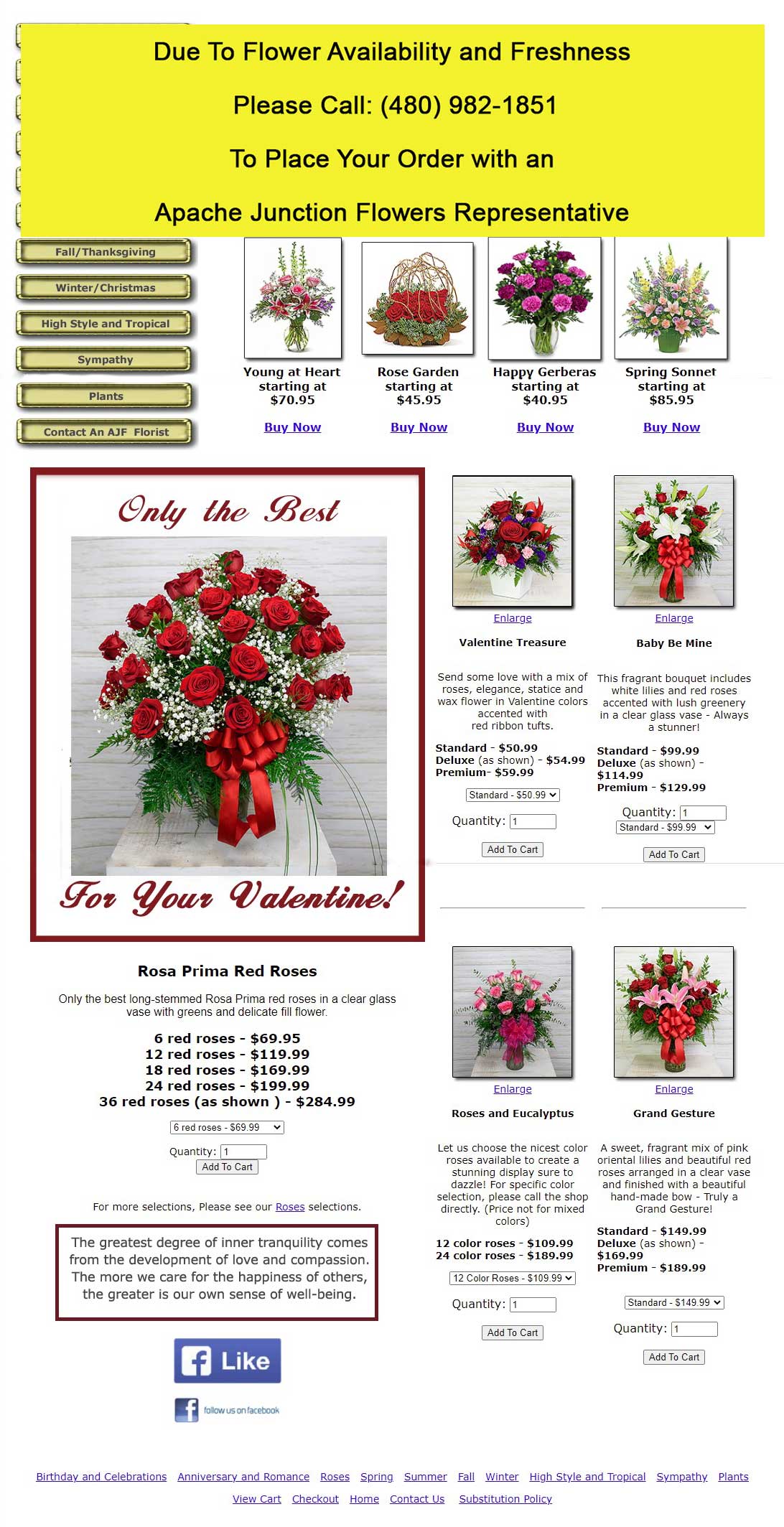 Flower Arrangements and Gifts by Apache Junction Arizona Florist